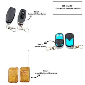 2-Channel 315-Mhz RF Transmitter Remote Module