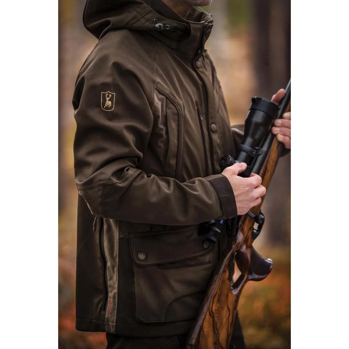 30% OFF DEERHUNTER Muflon Light Jacket - Art Green - Size: UK 44" (EU56)