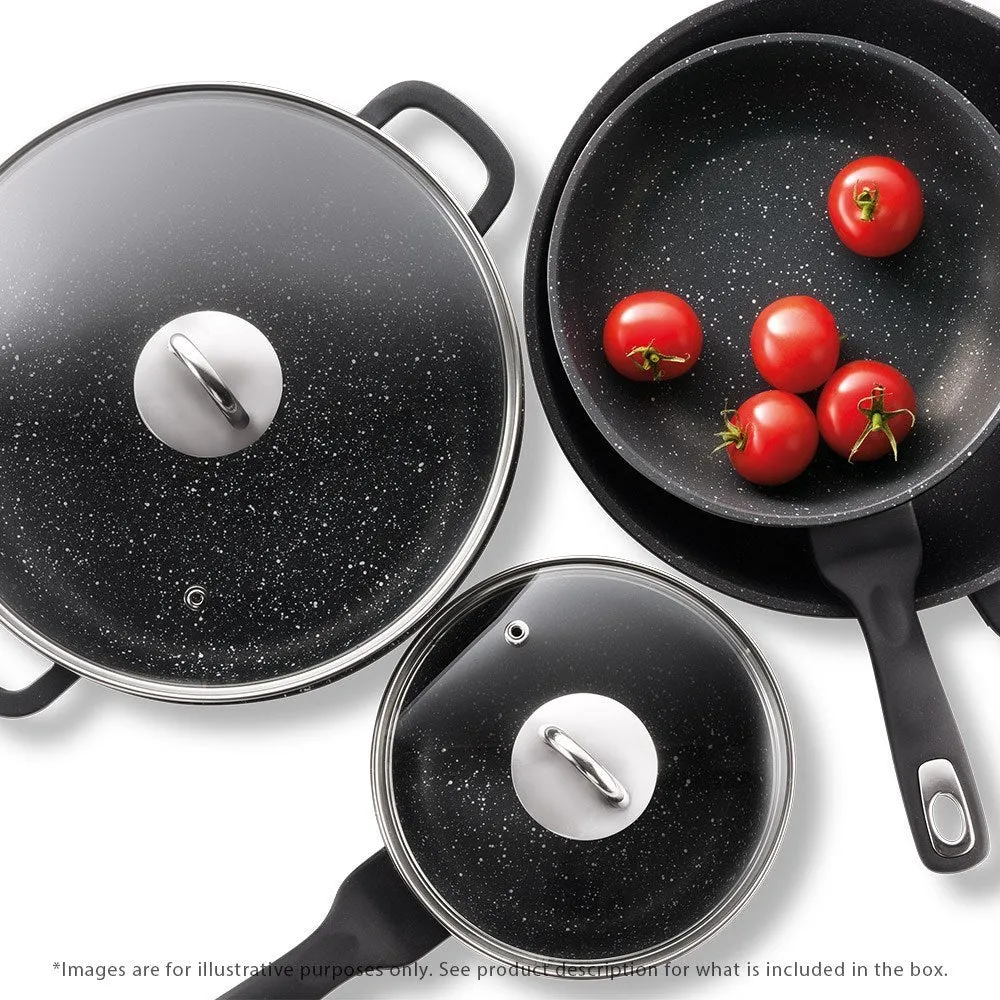 Baccarat Granite 4 Piece Non Stick Cookware Set