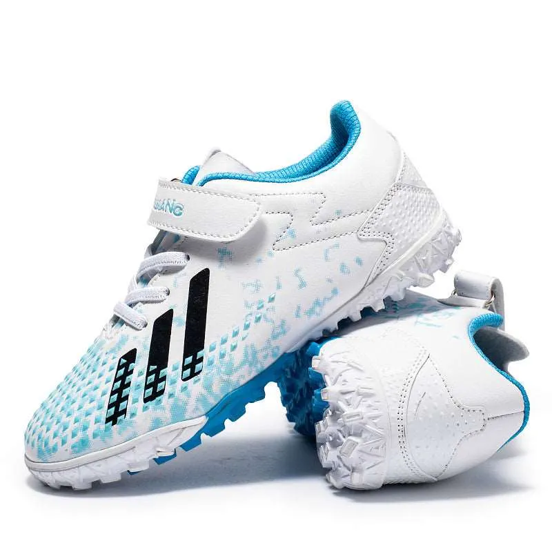 Boys' Soccer Shoes, Magic Tape, Turf Training Shoes, Outdoor Sports