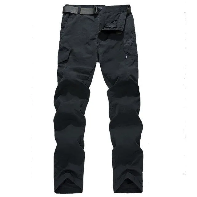 Breathable lightweight Waterproof Quick Dry Casual Pants Men Summer Army Military Style Trousers Men's Tactical Cargo Pants Male