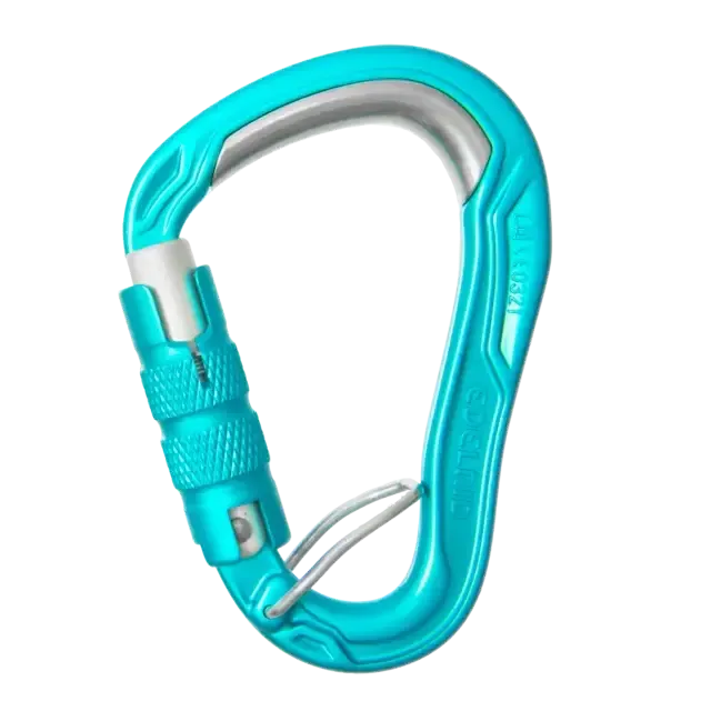 Edelrid HMS Bulletproof Triple Lock Fixed Gate Climbing Carabiner