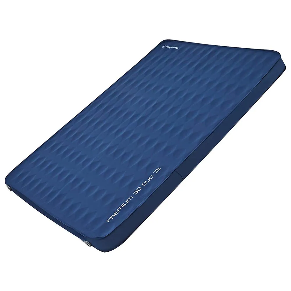 KingCamp Navy Double 3D 3" Thick Self-Inflating Sleeping Mattress