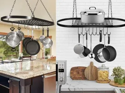 Kitchen Ceiling Pot and Pan Rack Holder