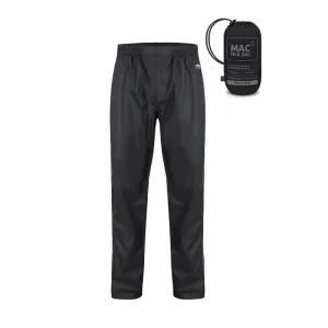 Mac in a Sac Full Zip Waterproof Over-Trousers - BLACK