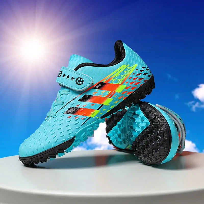 Magic Tape Kids' Soccer Shoes, TF Studs, Boys and Girls