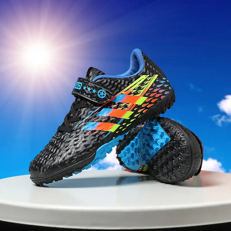 Magic Tape Kids' Soccer Shoes, TF Studs, Boys and Girls