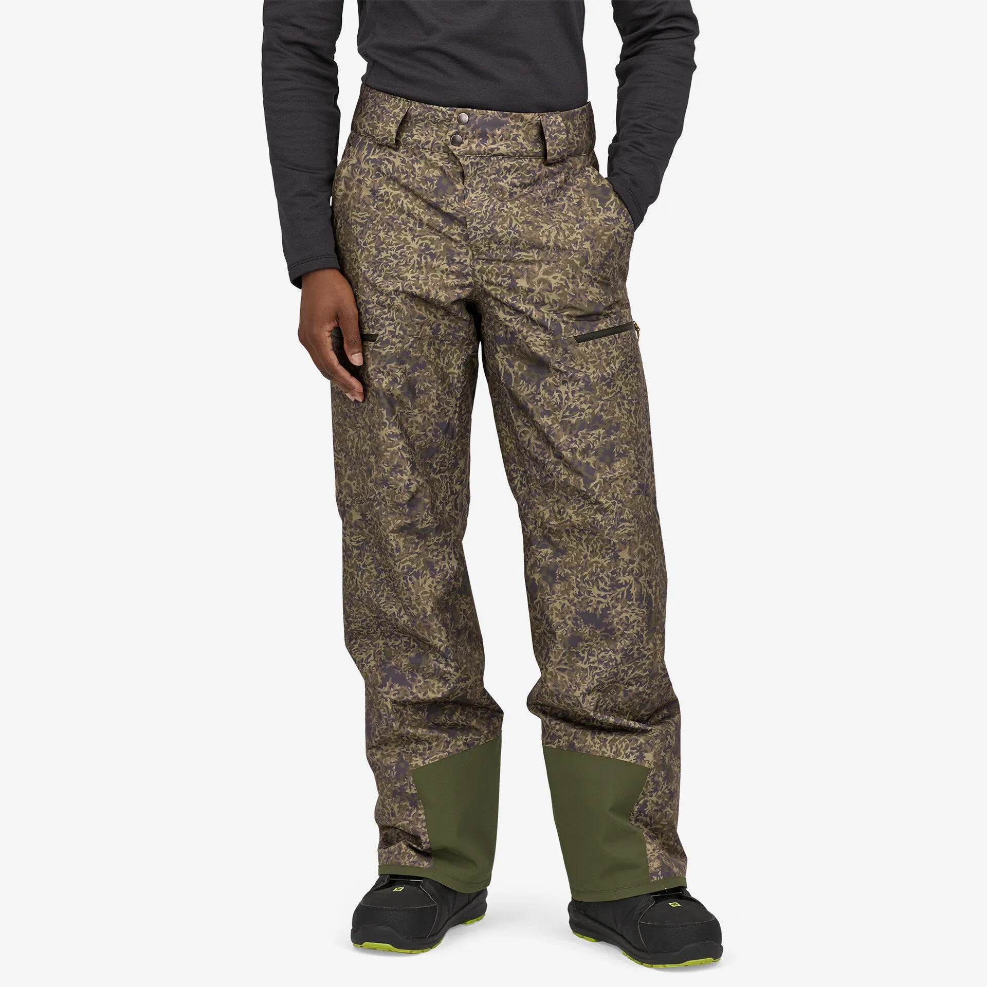 Men's Powder Town Pants - Patagonia Standard, Lichen: Basin Green