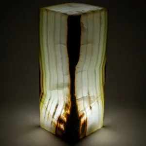 Natural Onyx Lamp Light Tower - 16