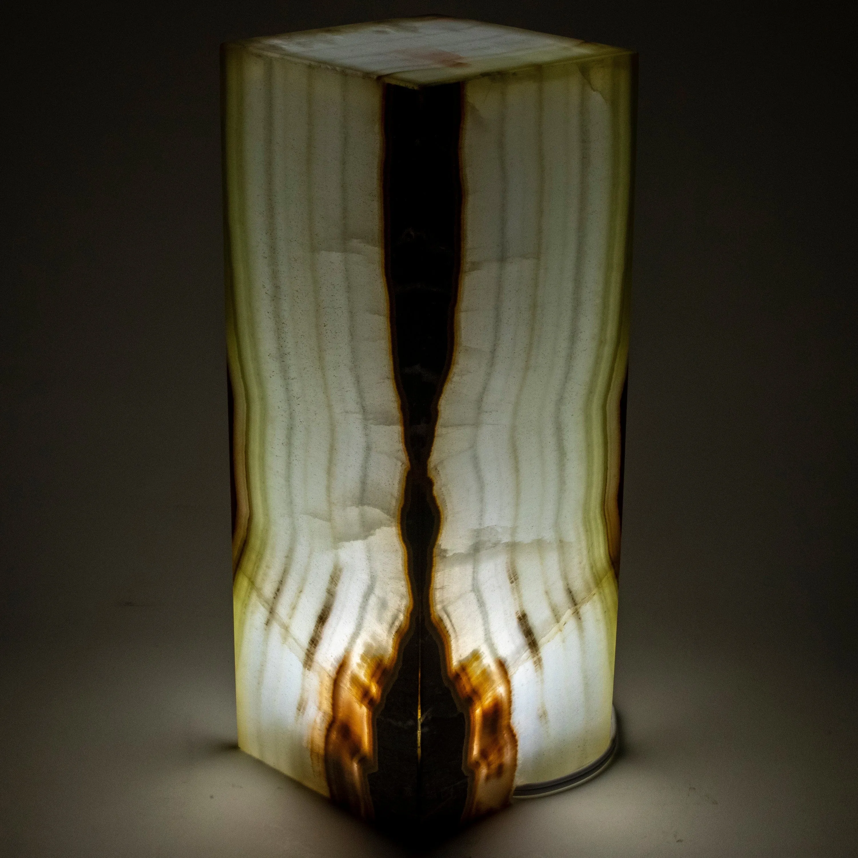 Natural Onyx Lamp Light Tower - 16