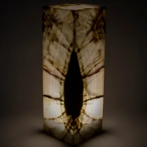 Natural Onyx Lamp Light Tower - 24