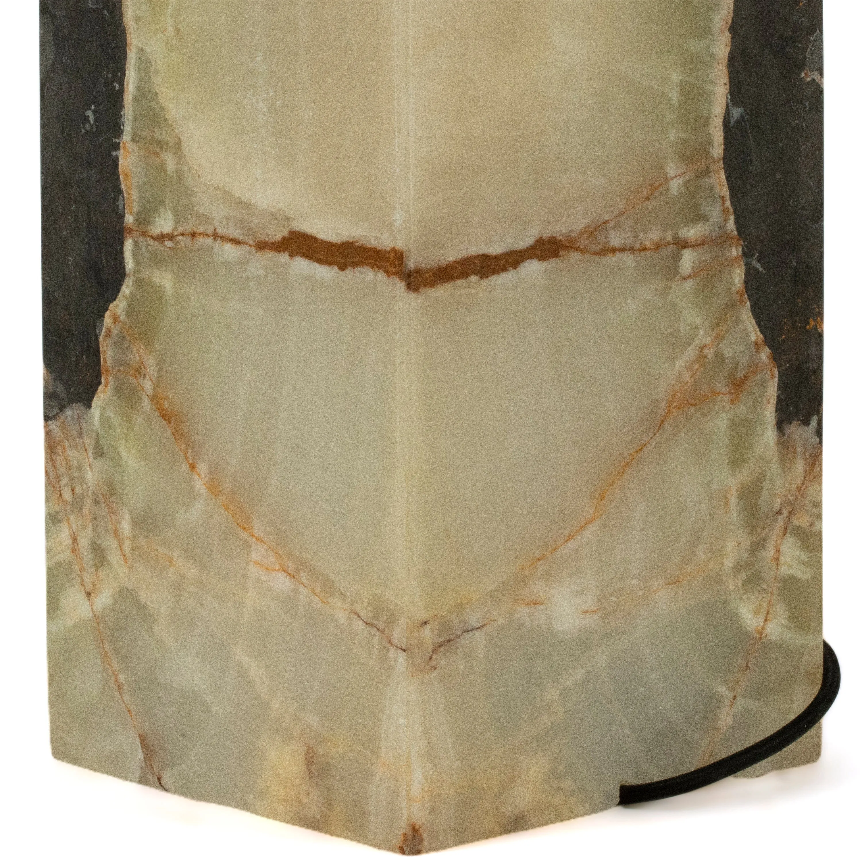 Natural Onyx Lamp Light Tower - 24