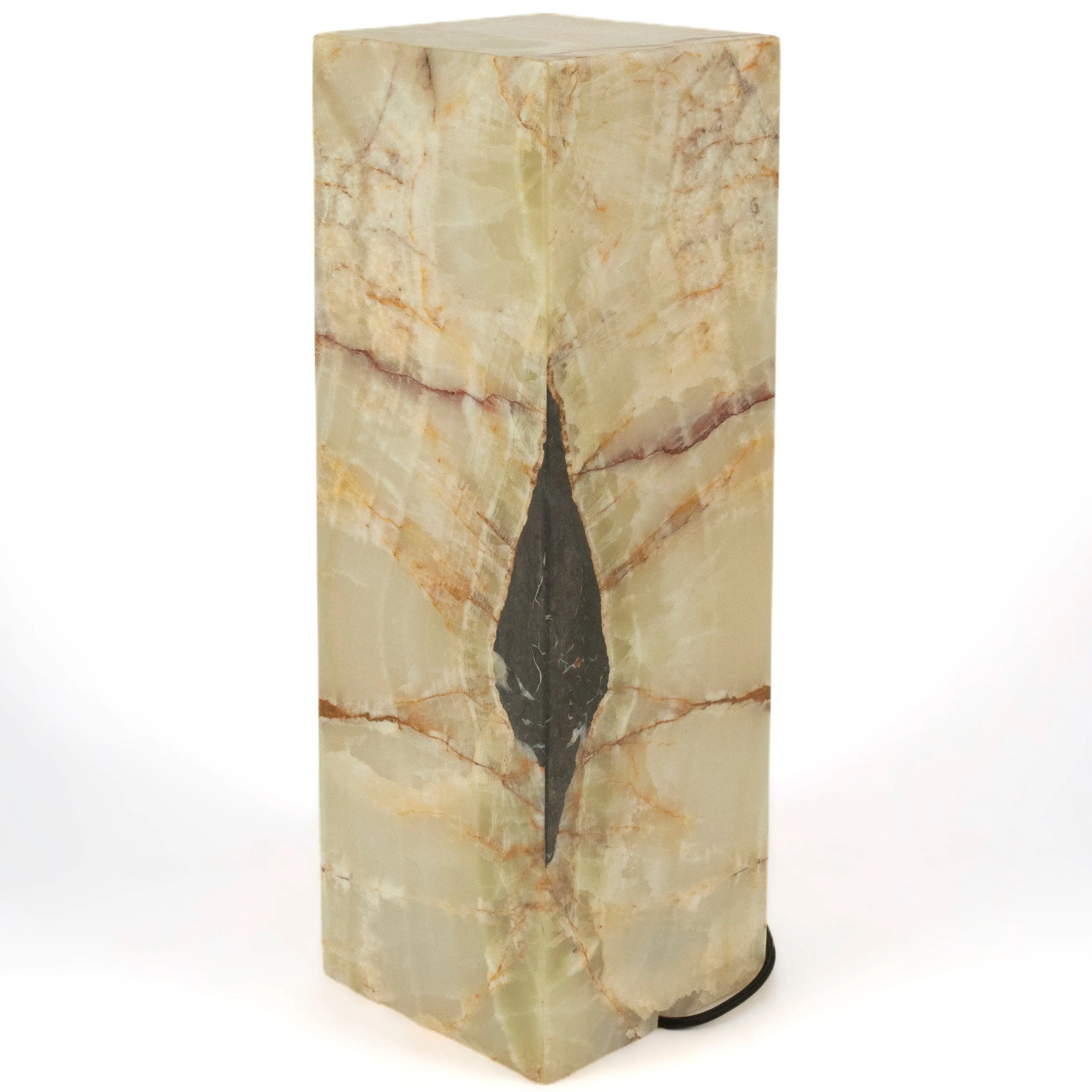 Natural Onyx Lamp Light Tower - 24