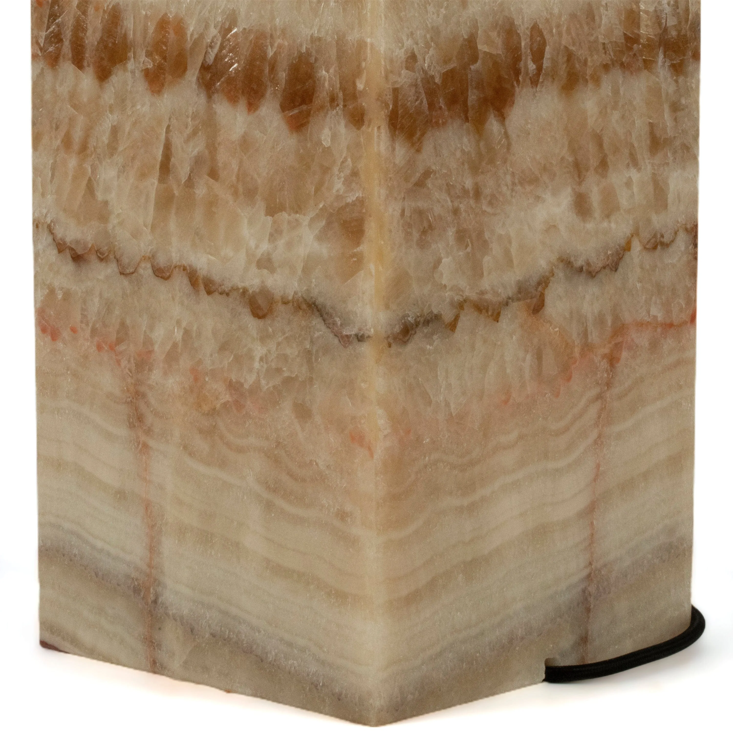 Natural Onyx Lamp Light Tower - 24