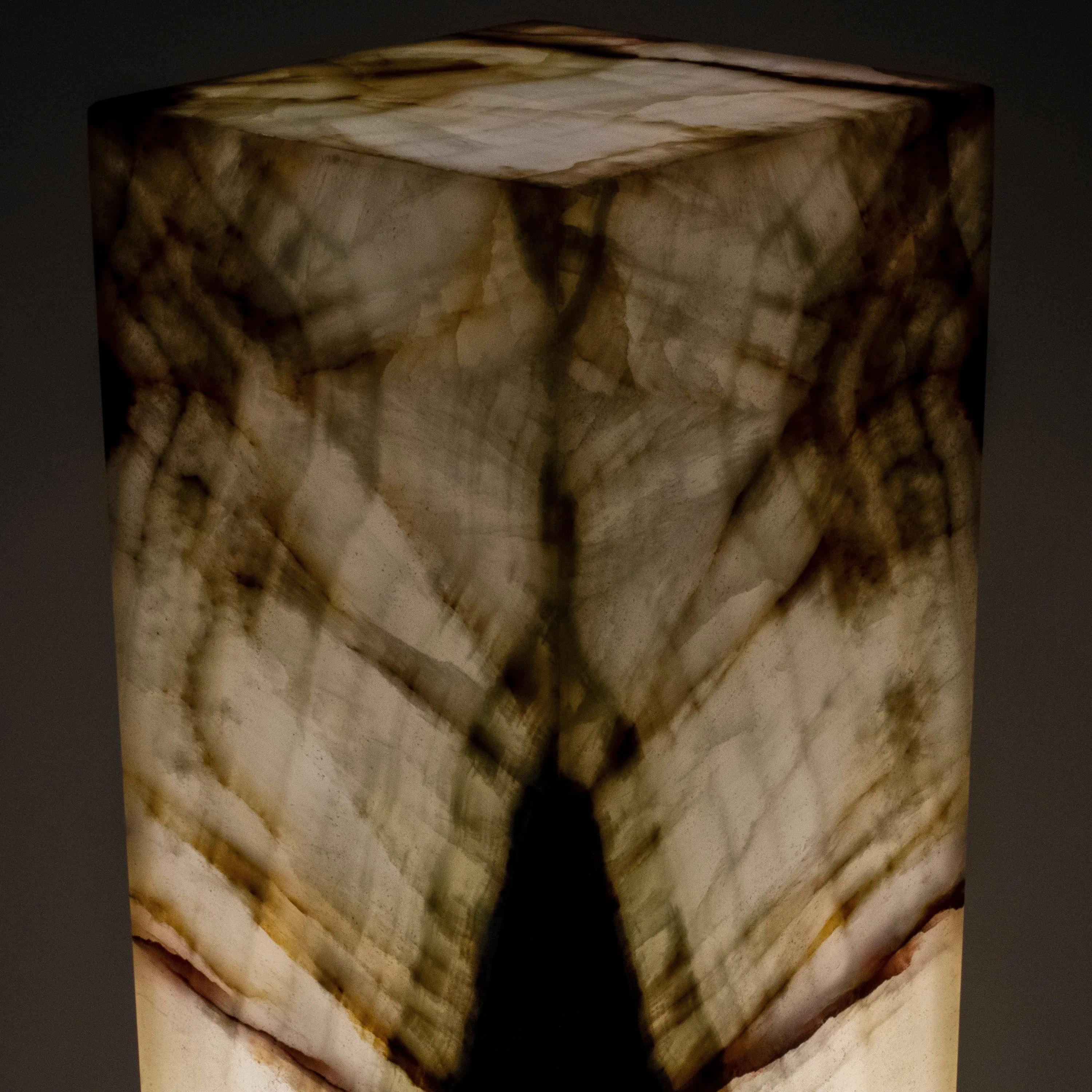 Natural Onyx Lamp Light Tower - 24