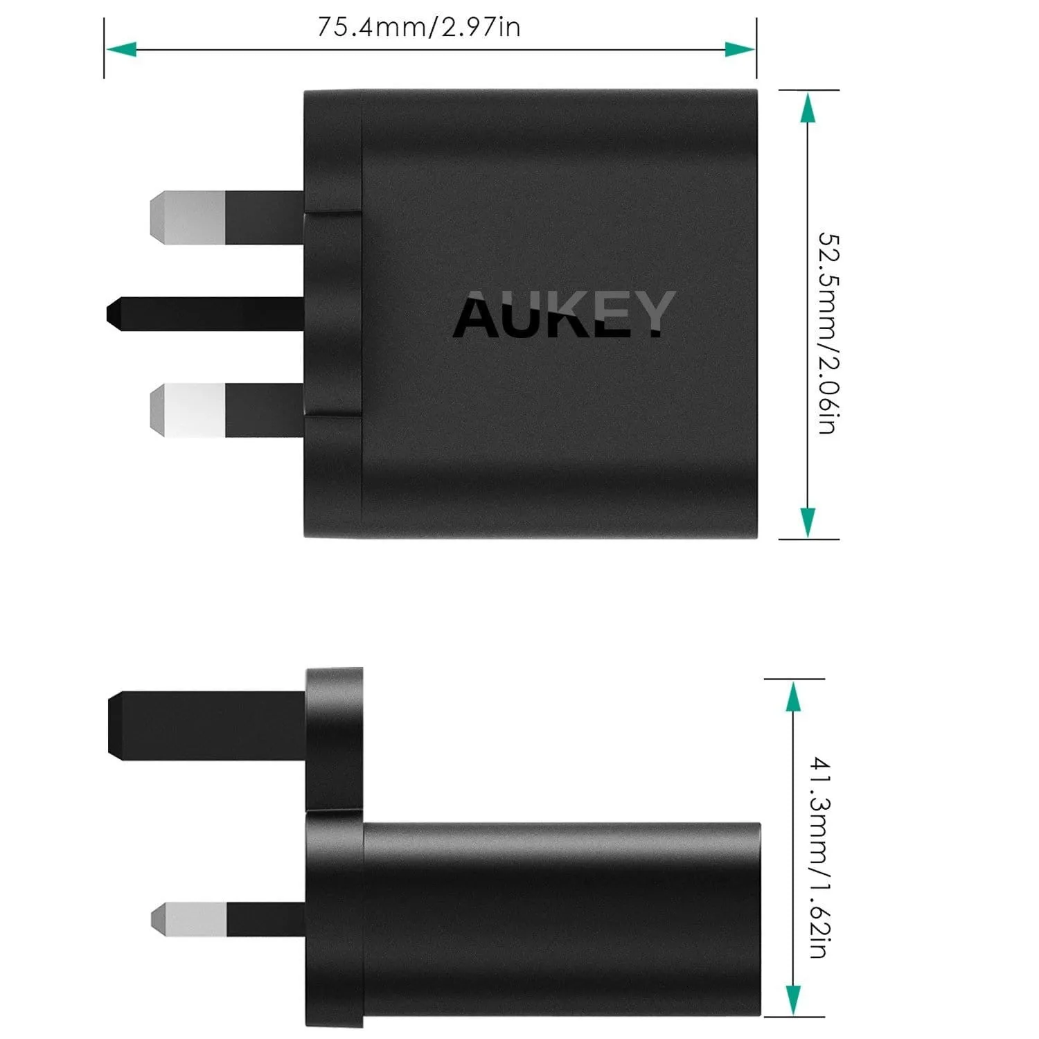 PA-T9 19.5W Qualcomm Quick Charge 3.0 USB Travel Wall Charger