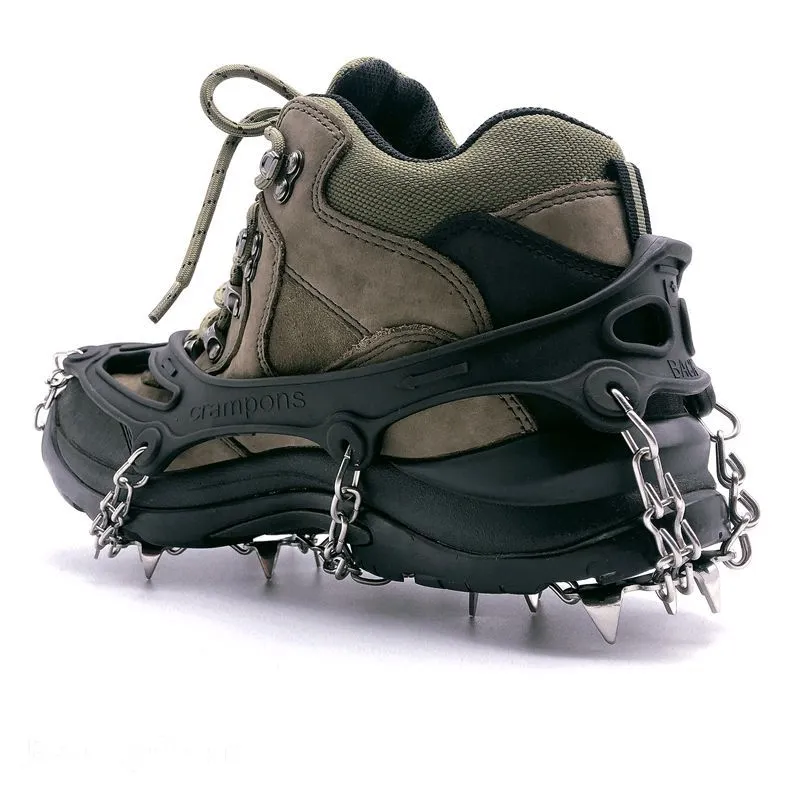 Stay Safe on Ice Stainless Steel Traction Cleats for Winter