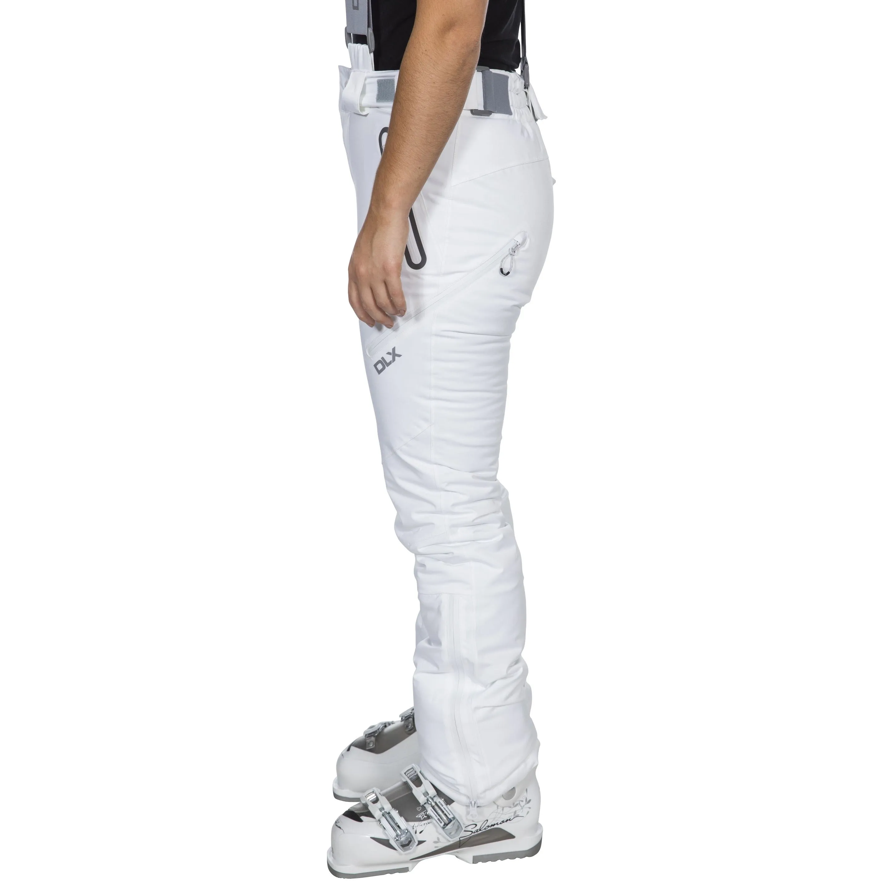 Trespass Women's DLX Waterproof Ski Trousers Marisol2 in White