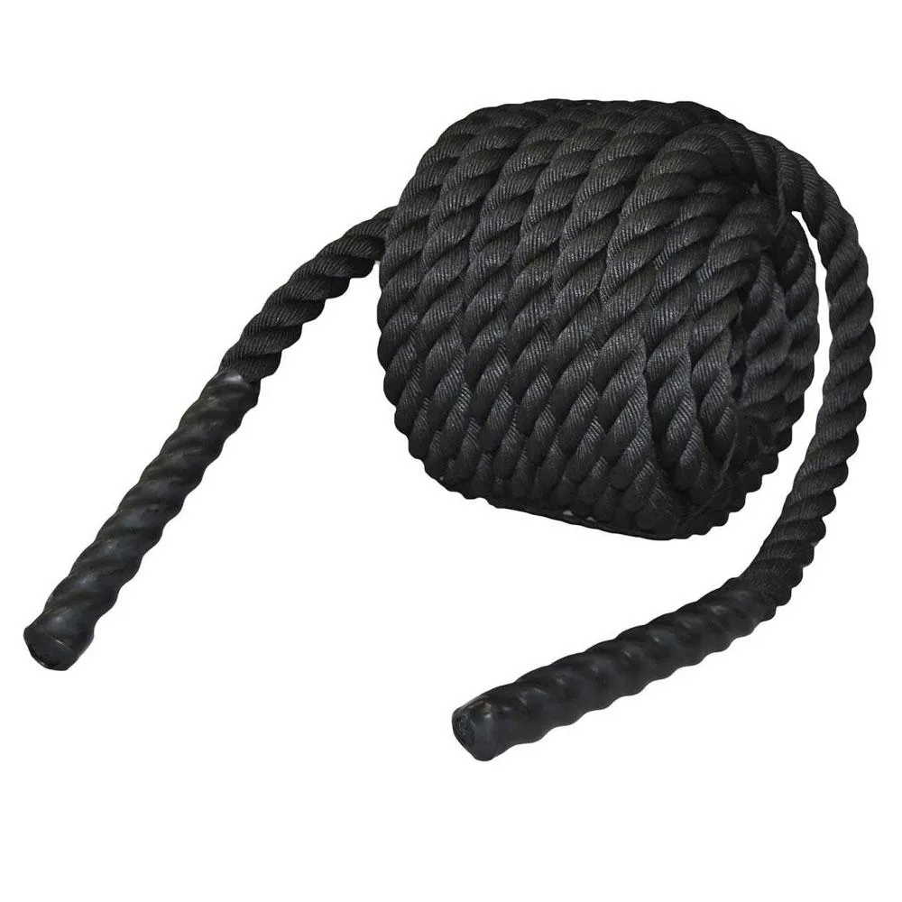 Zek Strength Commercial Fitness Black Battle Rope