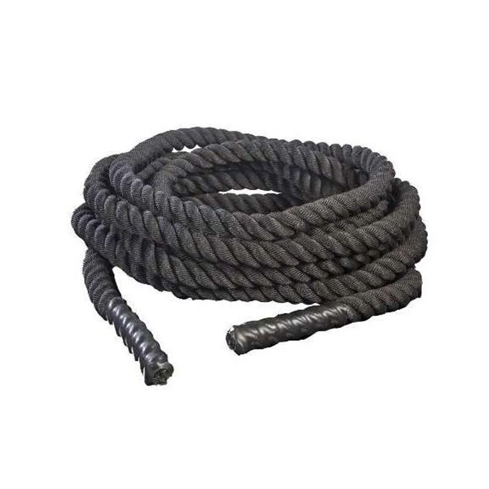 Zek Strength Commercial Fitness Black Battle Rope